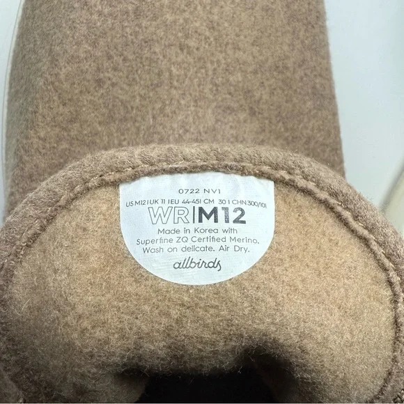 Allbird Wool Runner Tan Mens Size 12 - Picture 7 of 7